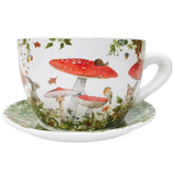 Mushroom Teacup Planter