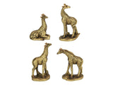 Gold Giraffe Figurine