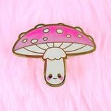 Mushroom Enamel Pins