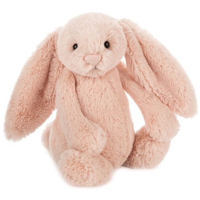 Jellycat Bashful Blush Bunny Original soft blush pink plush bunny with floppy ears