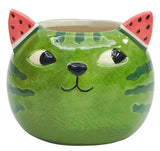 Watermelon Cat Small Planter