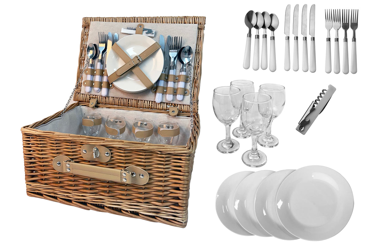 Rattan Picnic Basket