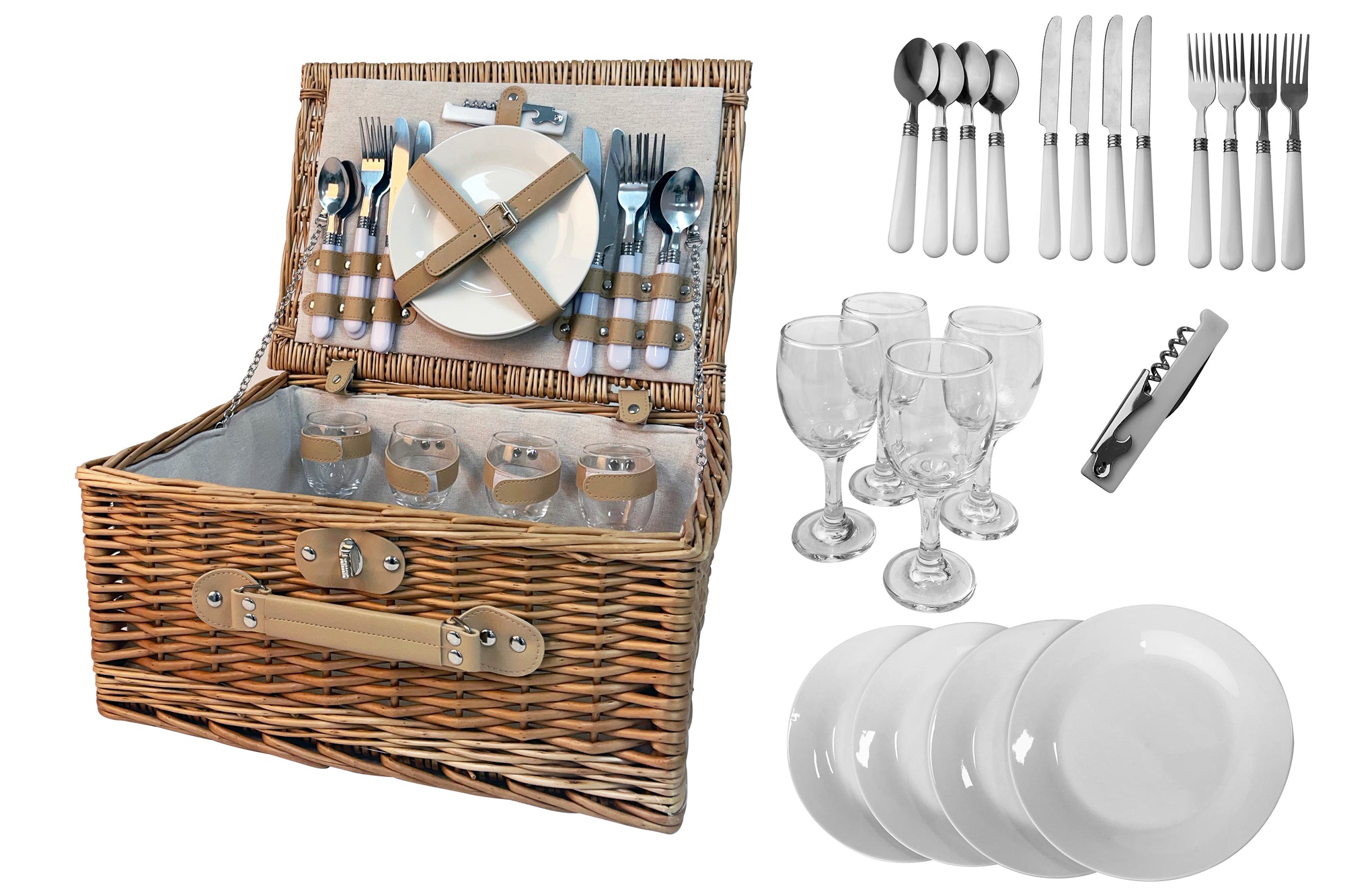 Rattan Picnic Basket