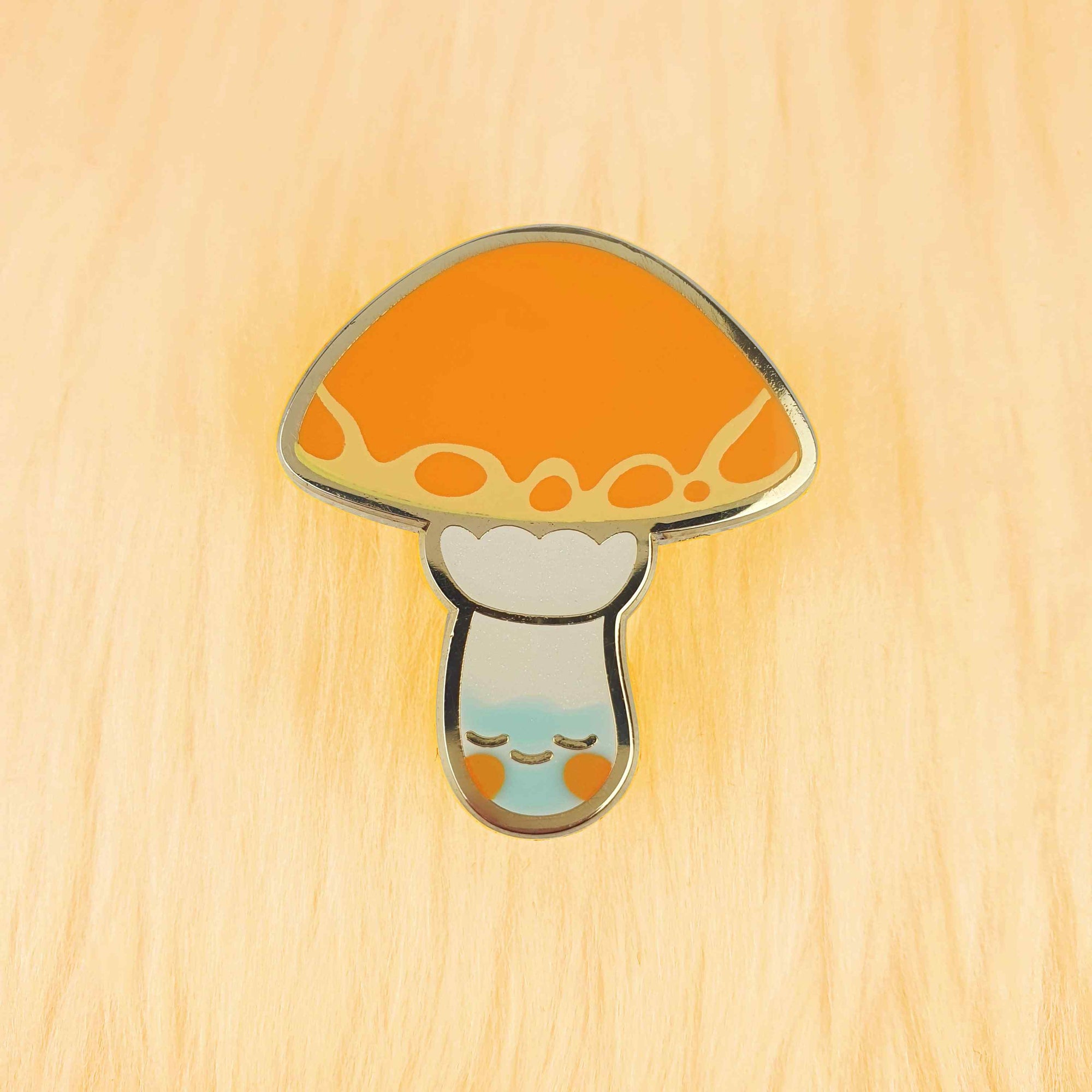 Mushroom Enamel Pins