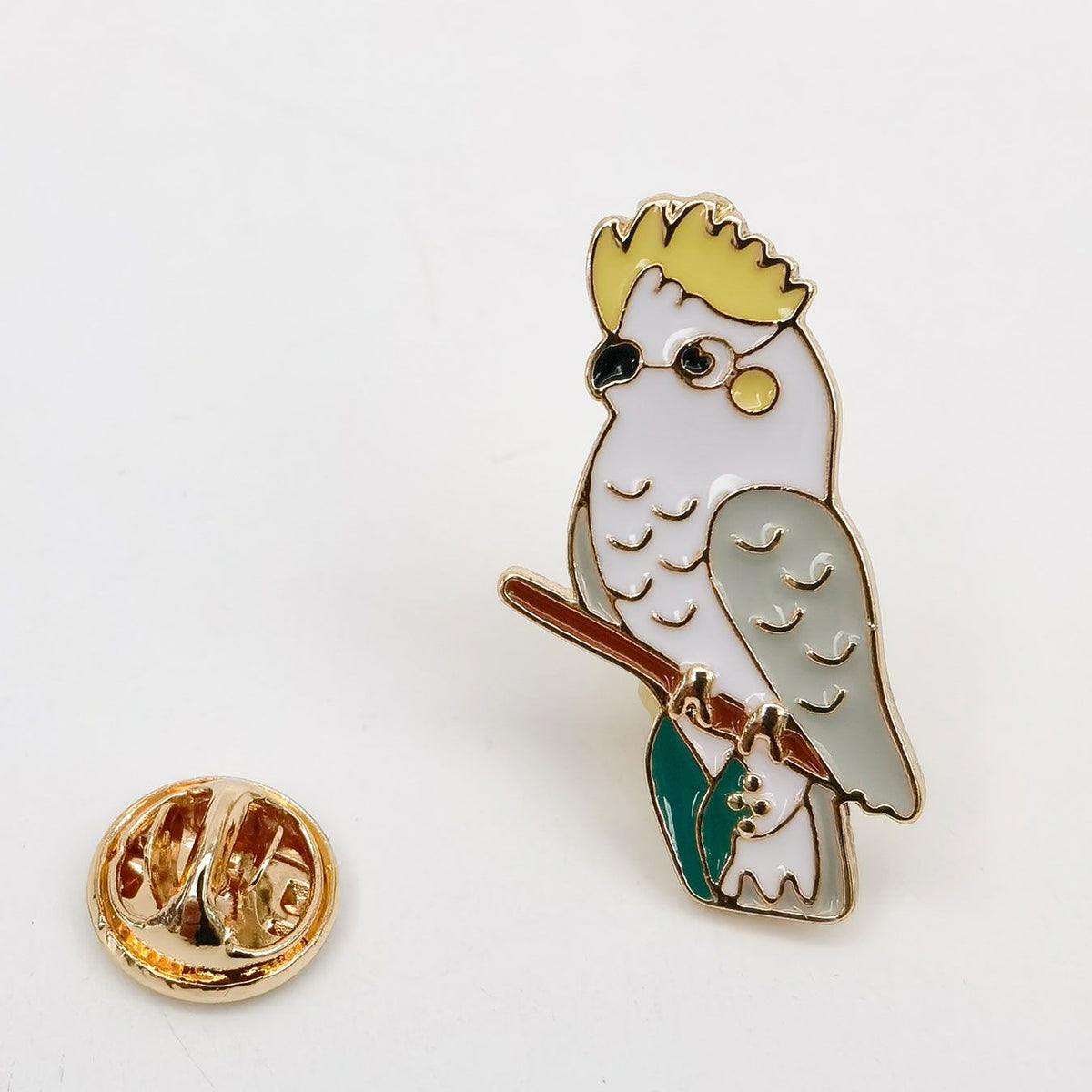 Cockatoo Enamel Pin