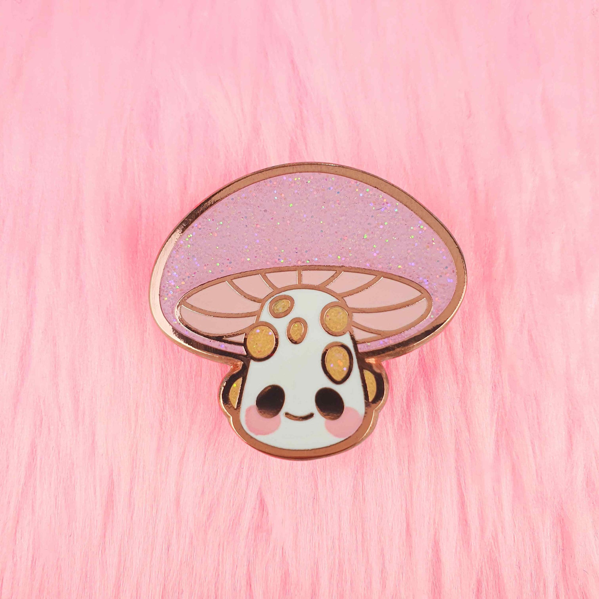 Mushroom Enamel Pins
