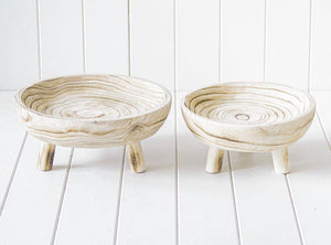 Shelley Wooden Bowl with Legs - Plant Homewares & Lifestyle